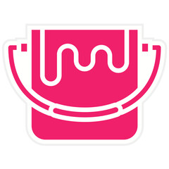 Paint Can Vector Design Icon Style