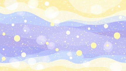 Fototapeta premium Pastel Wave Background Soft Colors Circles Sparkle Design