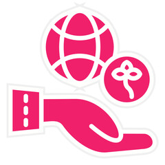 Environmental Impact Vector Design Icon Style