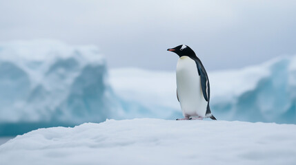 A realistic film immerses the audience in the frozen, desolate realm of Antarctica, capturing penguins on the brink of a massive