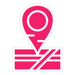 Location Pin Vector Design Icon Style