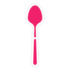 Vector Design Spoon Icon Style