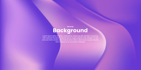 Gradient Background Abstract, Fluid Purple Violet Background for Presentation or Website