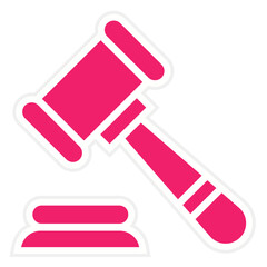 Vector Design Auction Icon Style