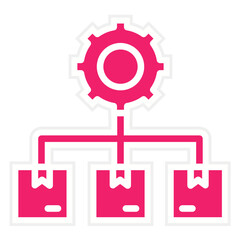 Vector Design Workflow Icon Style