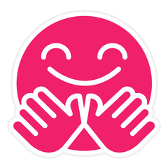 Vector Design Hug Icon Style