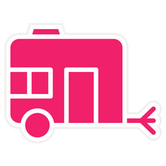 Vector Design Caravan Icon Style