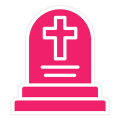 Fototapeta premium Vector Design Tomb Icon Style