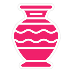 Vector Design Vase Icon Style