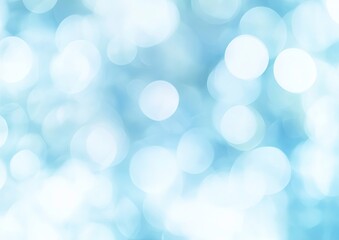 Fototapeta premium Light Blue Bokeh Background