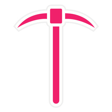 recommend clip art: Vector Design Pickaxe Icon Style