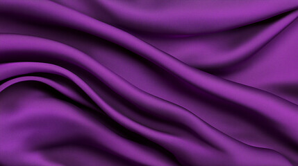 Obraz premium Purple Silk Fabric Background with Luxurious Folds