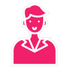 Fototapeta premium Vector Design Customer Male Icon Style