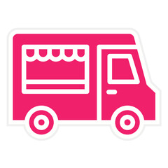 Vector Design Food Truck Icon Style
