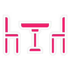 Vector Design Food Table Icon Style