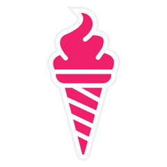 Vector Design Ice Cream Icon Style