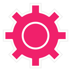 Vector Design Setting Icon Style