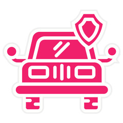 Vector Design Glass Coating Icon Style