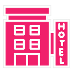Vector Design Hotel Icon Style