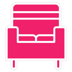 Vector Design Armchair Icon Style
