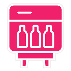 Vector Design Minibar Icon Style