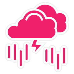 Vector Design Storm Icon Style