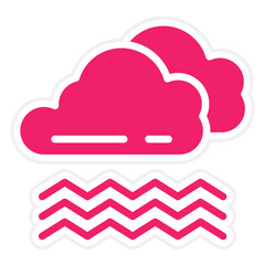 Vector Design Foggy Icon Style