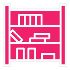 Vector Design Shelf Icon Style