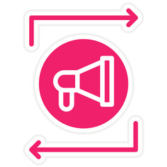 Vector Design Remarketing Icon Style