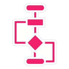 Vector Design Flowchart Icon Style