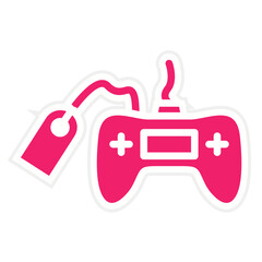 Vector Design Gamepad Sale Icon Style