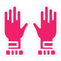 Vector Design Winter Gloves Icon Style