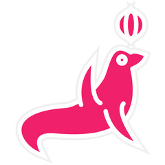 Vector Design Seal Icon Style