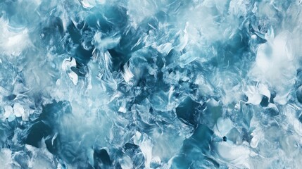 Obraz premium Dynamic liquid effect background, sleek blue-silver abstract style for professional visuals