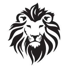 lion head vector illustration