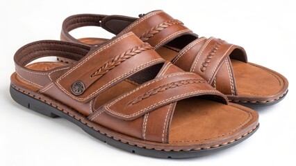 Brown Leather Sandals