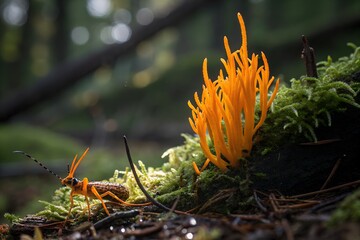 cordyceps mushrooms in the wild