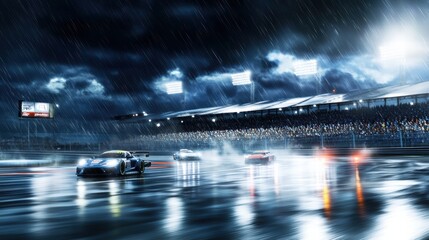 High-speed night race under dazzling stadium lights &ndash; the ultimate motorsport thrill