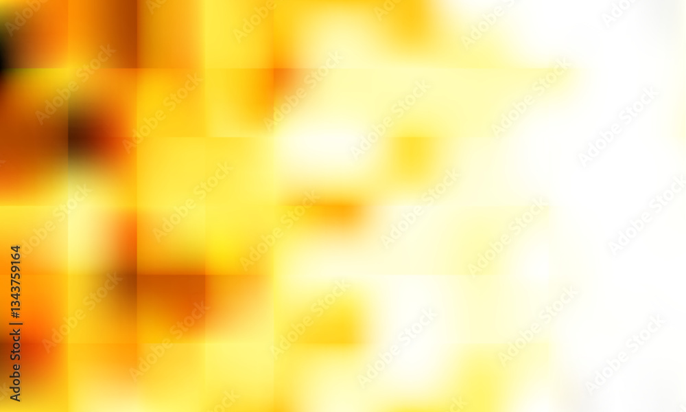 Aufkleber this soft colors low poly yellow mosaic abstract background with blurred squares is perfect for crea