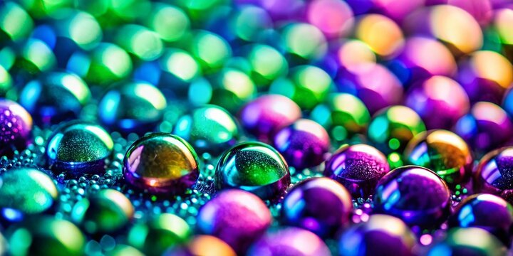 Blurple Emerald Texture: Abstract Minimalist Macro Photography