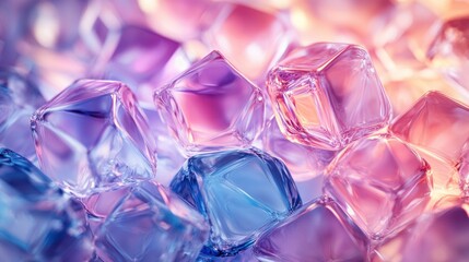 Colorful Ice Cubes