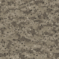 Military desert camouflage seamless pattern. Abstract texture vector print