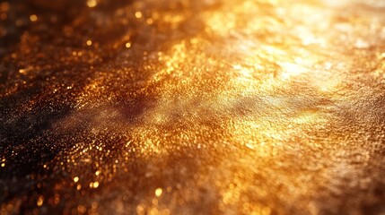 Golden glitter abstract background