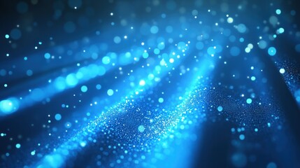 Fototapeta premium Abstract Blue Glitter Background