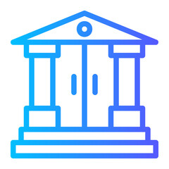 building gradient icon