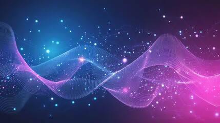 Abstract Waves of Data: A Digital Art Exploration