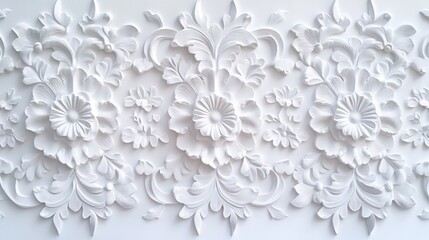 Decorative background on a white background
