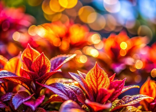 Candid Photo:  Close-up of vibrant, colorful sesos in a natural setting.