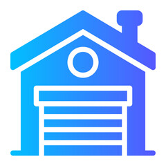 garage gradient icon