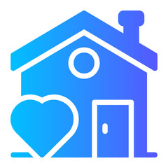 home gradient icon